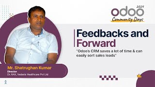 Shatrughan Kumar  Dr RAX Vedexis Healthcare Pvt Ltd  Feedbacks and Forward [upl. by Aiekal]