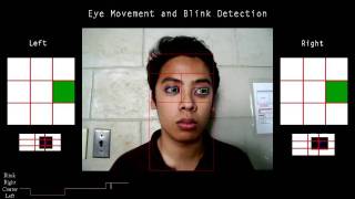 NonIntrusive Eye Detection Classification and Blink Detection using Video Analysis [upl. by Airegin932]