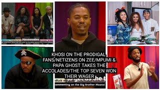 KHOSI SPILLNETIZENS ON ZEEMPUMI amp PAPA GHOST TAKES THE ACCOLADESTHE TOP SEVEN WON THEIR WAGER [upl. by Aihpos345]