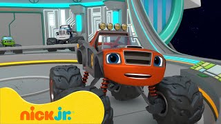 Blaze saves Aliens in Space 👽  Blaze and the Monster Machines  Nick Jr UK [upl. by Nol]