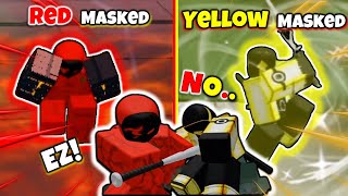 Red Masked VS Yellow Masked  Story Part 1  Tsb ROBLOX [upl. by Llenoj988]