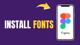 How to Install Font  QUICK FIGMA TUTORIAL [upl. by Tamaru]