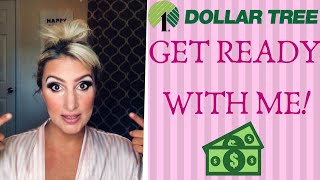 Get Ready With Me GRWM  Full Face Dollar Tree Makeup Only [upl. by Sternick]