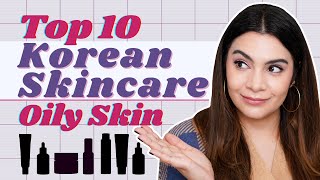 Top 10 Korean Skincare For Oily Skin [upl. by Kcirreg]