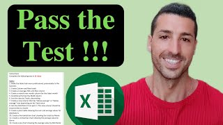 Excel Test for Job Interview  Download this Test and practice your Excel Skills [upl. by Ezitram]