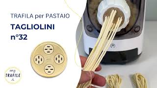 Trafila TAGLIOLINI N°32 per CLASSE ITALY PASTAIO [upl. by Ruscio]