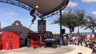 XPOGO stunt team performs for Bradenton Area Riverwalk Regatta audience [upl. by Nylaehs913]