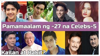 PINOY CELEBRITIES NA PUMANAW NA PART 5 [upl. by Ahsikad]