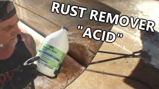 quotMuriatic Acidquot Rust Removal Fast Easy and Forever [upl. by Allak]