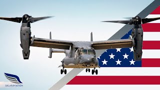 CV22 Osprey  The US Tiltrotor Aircraft [upl. by Vitia467]