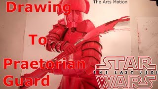 Drawing Praetorian GuardDibujando guardia pretoriano STAR WARS [upl. by Snoddy]