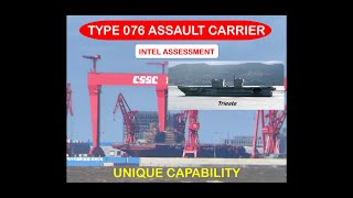 Chinas Type 076 Assault Carrier  A unique capability [upl. by Orbadiah]