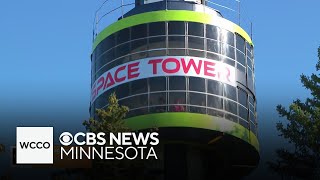 WCCO broadcasts live from up in the Minnesota State Fairs Space Tower [upl. by Aridni]