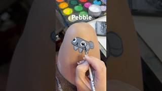 Here’s a painting of pebble from Dandy’s world pebble dandysworld facepaint Facepainting [upl. by Puglia]