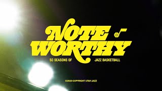 Note Worthy 🎵💜 50 Seasons of Jazz Basketball DOCUMENTARY TRAILER 📼  UTAH JAZZ [upl. by Trent]