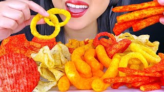 ASMR CHIPS 10 DIFFERENT FLAVORS EXTREME CRUNCH MUKBANG Eating Sounds  ASMR Phan [upl. by Eselahc773]