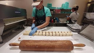 How Fresh Cinnamon Buns are made at Cinnabon  Freshly made Rolls [upl. by Vevay]