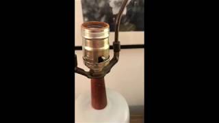 How to Replace a Lamp OnOff Turn Knob [upl. by Tripp]