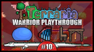 Lets Play Terraria 124  Warrior Class Playthrough  King Slime Wyverns amp Wings Episode 10 [upl. by Jazmin]