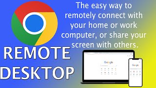 How to use Google Chrome Remote Desktop [upl. by Annayhs572]