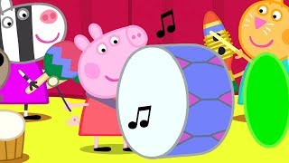 Peppa Pig en Español Episodios completos  INSTRUMENTOS DE PERCUSIÓN  Pepa la cerdita [upl. by Uchish]