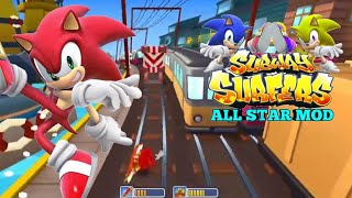 SONIC BOOM RED IN SUBWAY SURFERS MOD GAMEPLAY 2023  PART 2 [upl. by Yllier]