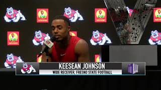 Fresno State Football Keesean Johnson 112418 [upl. by Christianity]