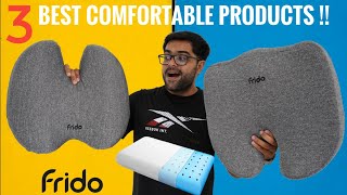 I Tried 3 Best Comfortable Products 🤩🤩 Frido Ultimate Pro Seat Cushion   Sleep Pillow and more 😃😃 [upl. by Klina]