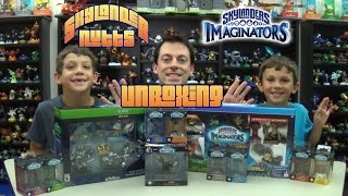 Skylanders Imaginators Dark Edition and Crash Edition Unboxings plus Creation Crystals [upl. by Merl]