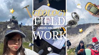 ⛅🐑🪨 my first GEOLOGY FIELD WORK as a college student [upl. by Petersen]