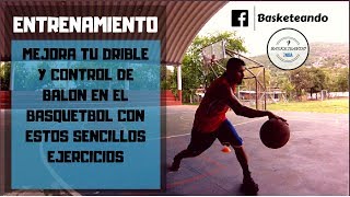 ENTRENAMIENTO PARA BOTAR MEJOR EL BALÓN  COMO SER MAS RAPIDO EN LA CANCHA DE BASQUETBOL  DEPORTES [upl. by Newfeld452]