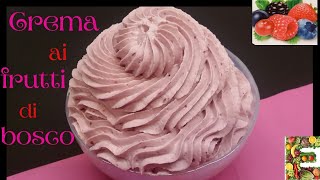 Estasiante CREMA ai FRUTTI di BOSCO🍓EASY RECIPE  WILD BERRIES CREAM🍇CREMĂ de FRUCTE SĂLBATICE [upl. by Franz]