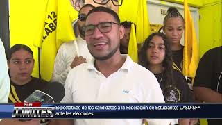 Expectativas de los candidatos a la Federación de Estudiantes UASD SFM ante las elecciones [upl. by Curr794]