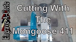 How To Make Decorative Concrete Cuts with the Mongoose [upl. by Nnaytsirk189]