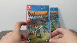 Oceanhorn Switch Unboxing from Limited Run Games [upl. by Shayna946]