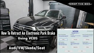 How To Retract An Electronic Park Brake using VCDS  AUDIVWSKODASEAT [upl. by Ecidna44]