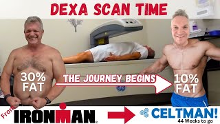 DEXA Scan Time  How far to 10 for me  S2E6 fattofit motivation celtman triathlon [upl. by Ahsekan]