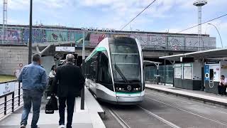 Arriving tram T7 Orly Airport Paris [upl. by Ysdnil504]