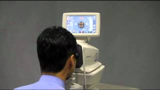 Topcon computerized tonometer CT1 operation demomov [upl. by Brahear426]