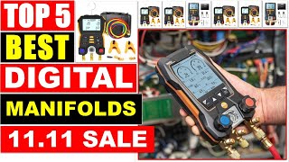 BEST Digital Manifolds In 2024  5 Most popular best hvac manifold gauge set [upl. by Acinomaj]