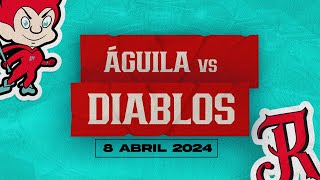 Juego de Pretemporada Águila de Veracruz vs Diablos Rojos del México [upl. by Eilzel]