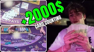 MY FIRST WEEK OF CARD COUNTING SUCCESS [upl. by Kennet788]