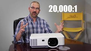 The NEC NPP554U Professional Installation Projector [upl. by Eelitan187]