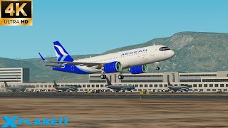 XPlane 11  Plane Landings  Takeoff Compilation 46  4K [upl. by Aicsila45]