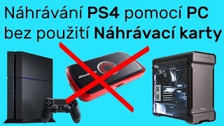 Jak nahrávat PS4 hry bez střihové karty  Propojit zvuk s PC NÁVOD [upl. by Gordon]