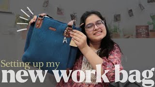 WHATS IN MY WORK BAG  OFFICE ESSENTIALS  ANVI VIJH [upl. by Parsons574]