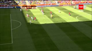 Jean Beausejour  Gol a Honduras  Sudáfrica 2010 [upl. by Ojytteb73]