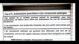 La comptabilité des sociétés la constitutionversement anticipéretardataire cours et étude de cas [upl. by Oicnecserc894]