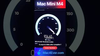 Pas de wifi 7 sur le Mac Mini M4  macmini macminim4 test apple [upl. by Aicinoid]