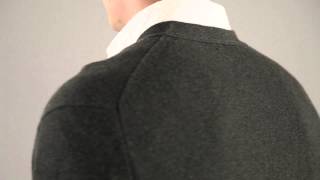 Hawick Knitwear Mens Plain 100 Lambswool V Cardigan [upl. by Dumas]